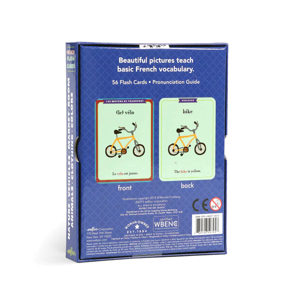 French Vocabulary Flash Cards