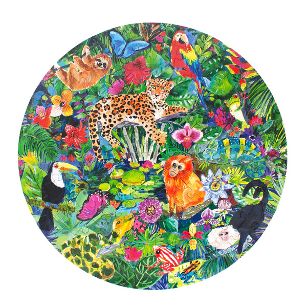 Rainforest 100 Piece Round Puzzle