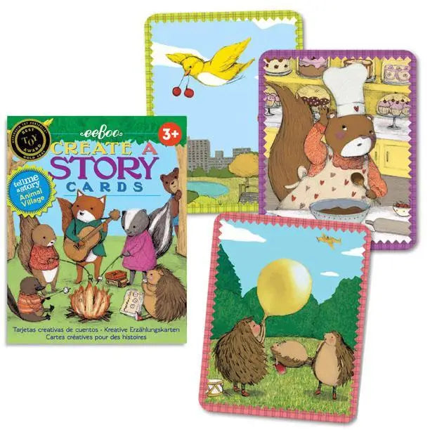 eeBoo Create A Story Cards- Animal Village