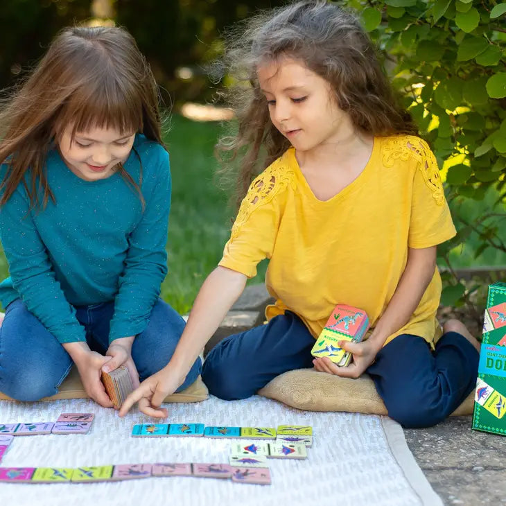 eeBoo Giant Shiny Dinosaur Dominoes