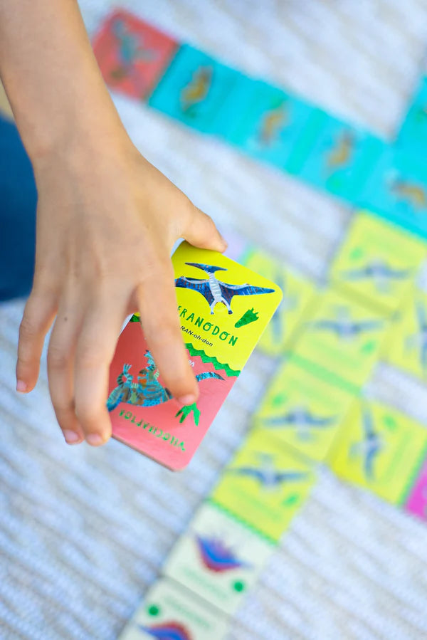 eeBoo Giant Shiny Dinosaur Dominoes