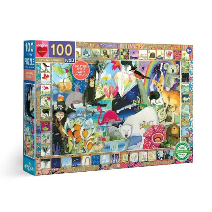 eeBoo Natural Science 100 Piece puzzle