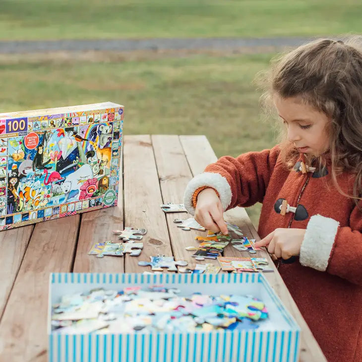 eeBoo Natural Science 100 Piece puzzle