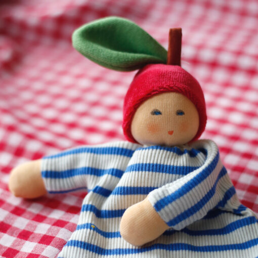 Little Apple Blanket Doll Rattle