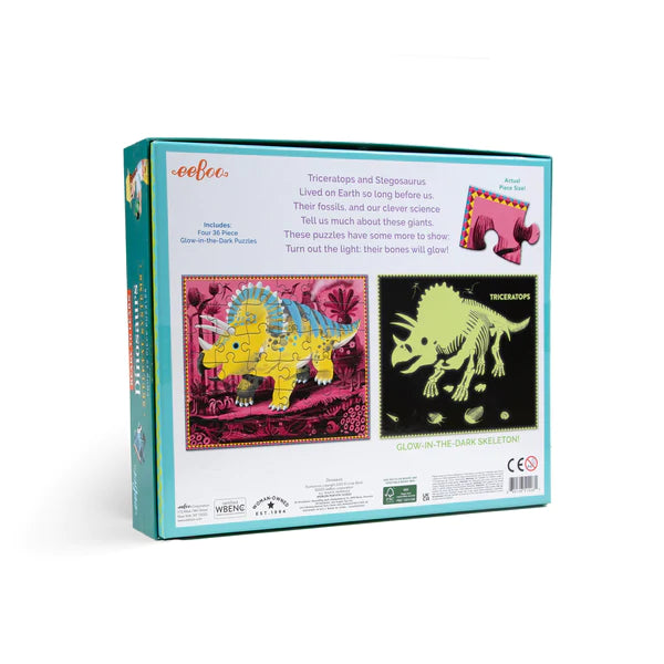 Dinosaurs Ready to Learn 36 Piece 4 Puzzle Set