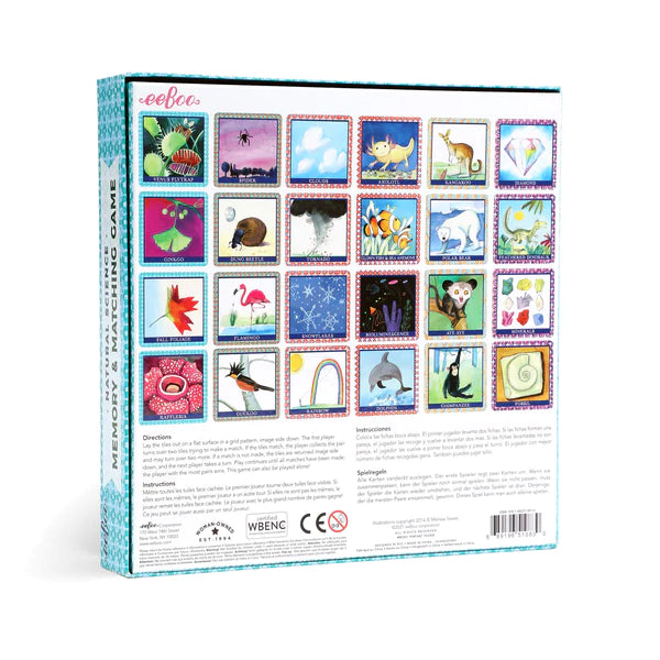 Natural Science Memory & Matching Game