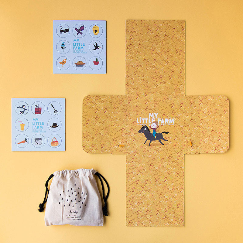 Londji My Little Farm Pocket Puzzle