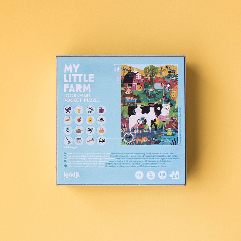 Londji My Little Farm Pocket Puzzle