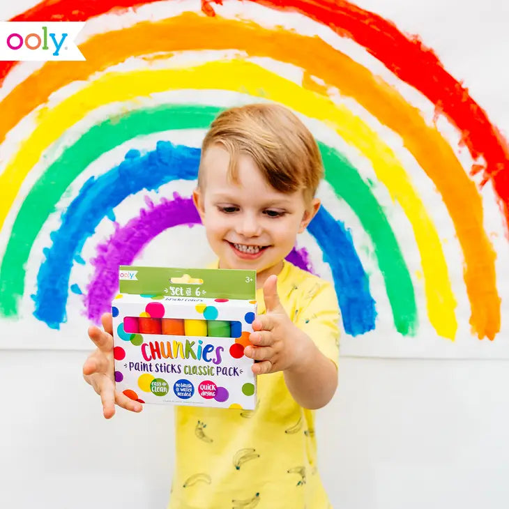 Ooly Chunkies Paint Sticks - Classic-6ct