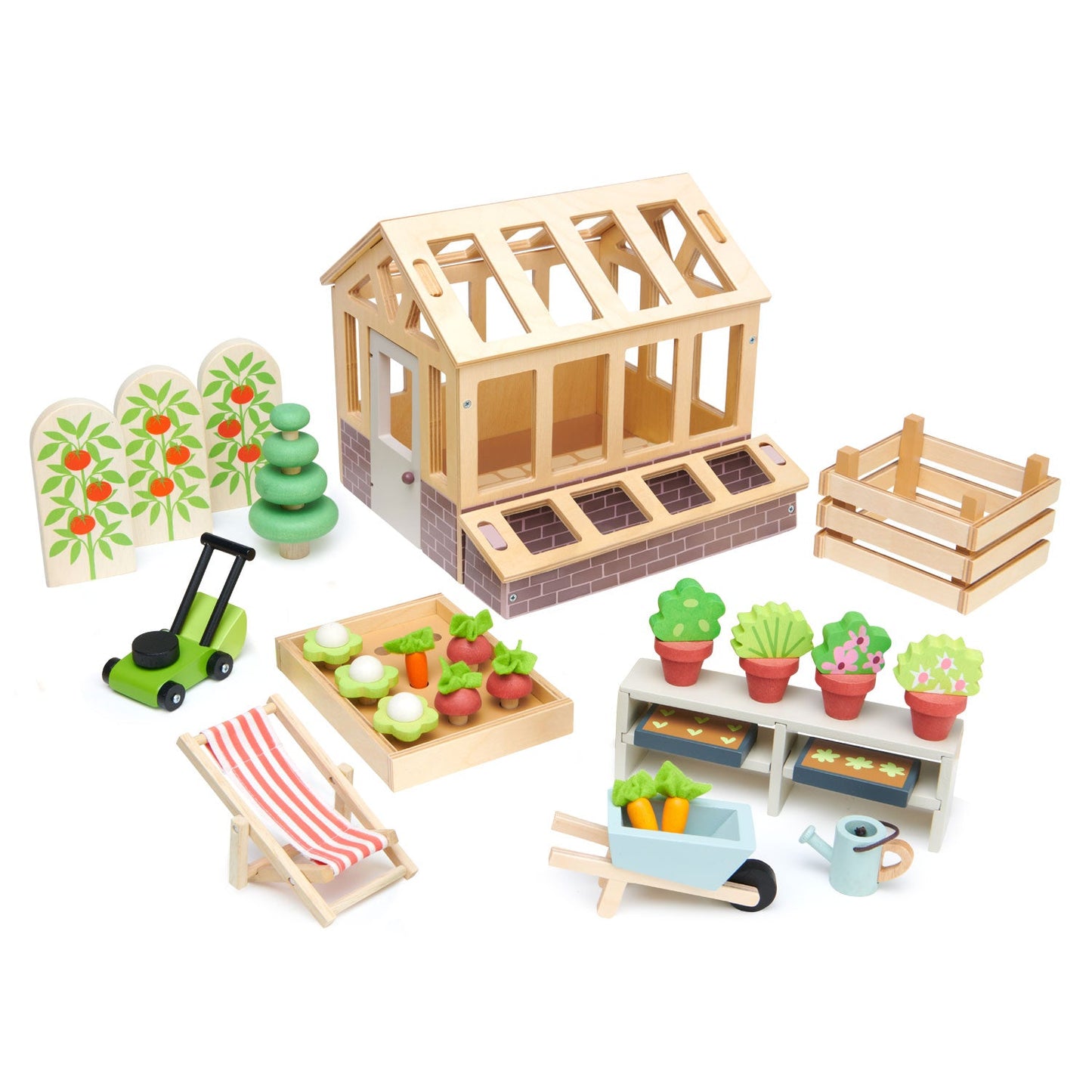Tender Leaf Toys Greenhouse and Garden set