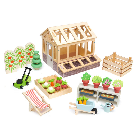 Tender Leaf Toys Greenhouse and Garden set