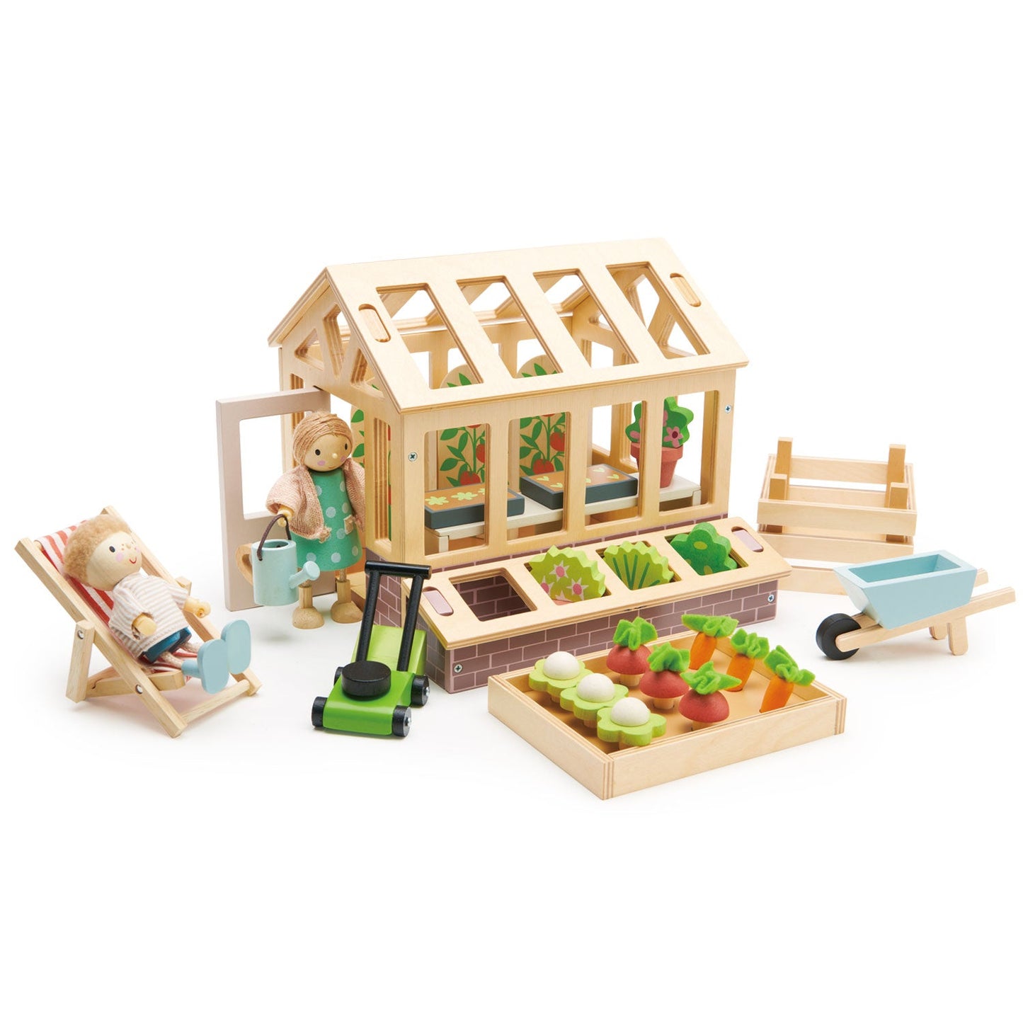 Tender Leaf Toys Greenhouse and Garden set